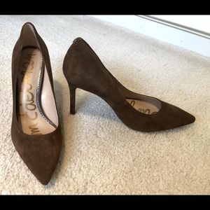 NEW: Sam Edelman Heels - Suede Pumps in Hazel Size 8